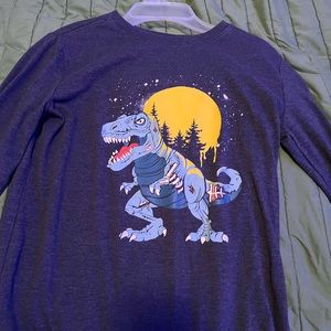 Boys Dinosaur Long Sleeve Shirt